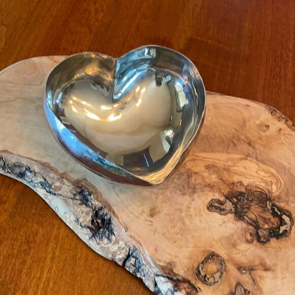 Michael Aram Hand Forged Heart Shaped Bowl - Picture 1 of 7